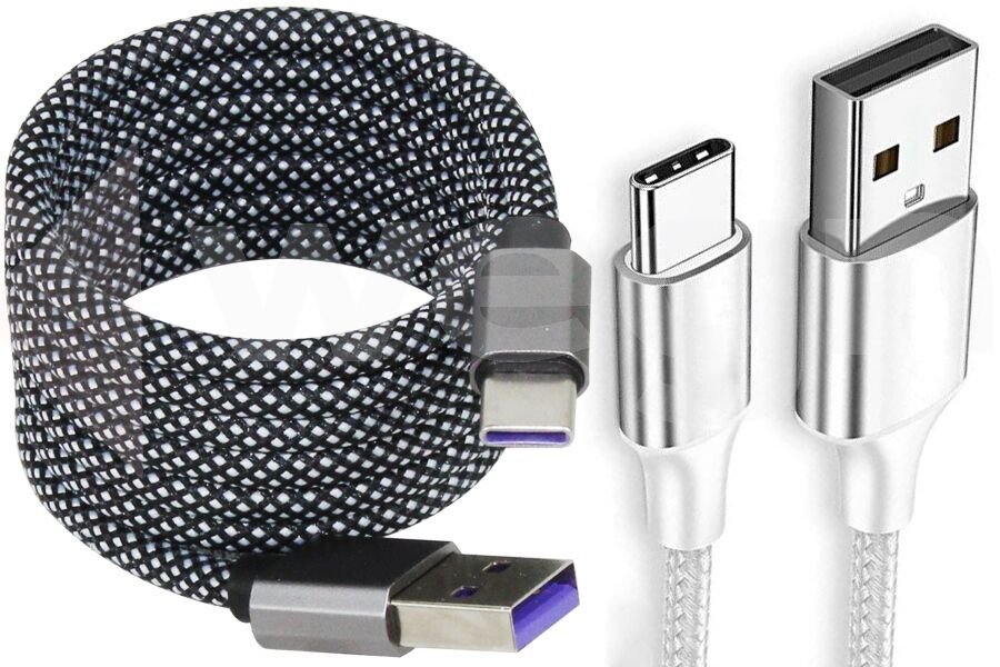 ARAÇ İÇİ MANYETİK ŞARJ KABLOSU Android telefonlar için 1 metre