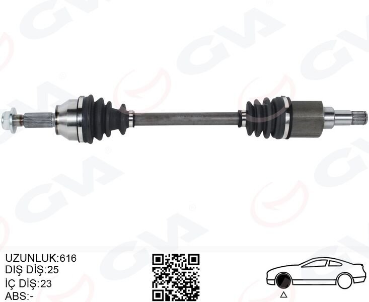 ON AKS KOMPLE SOL FORD TRANSİT COURIER 1.5 -1.6 TDCİ 14>