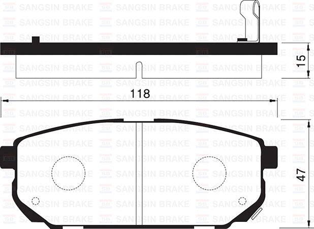 ARKA FREN BALATA KIA SORENTO 2.5L D4CB CRDi 02->