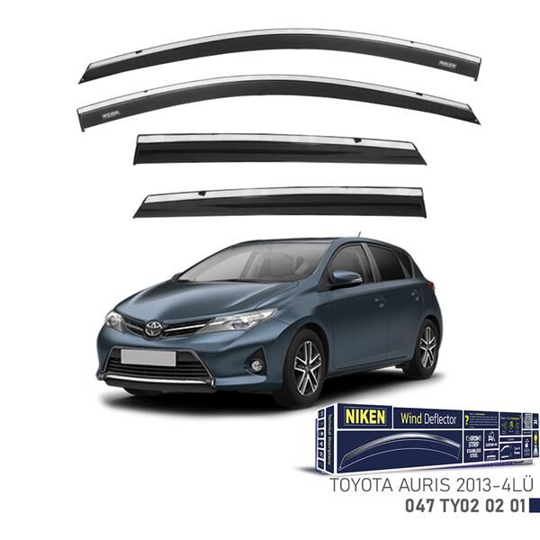 KROMLU CAM RÜZGARLIĞI TOYOTA AURIS 2013- 4LÜ