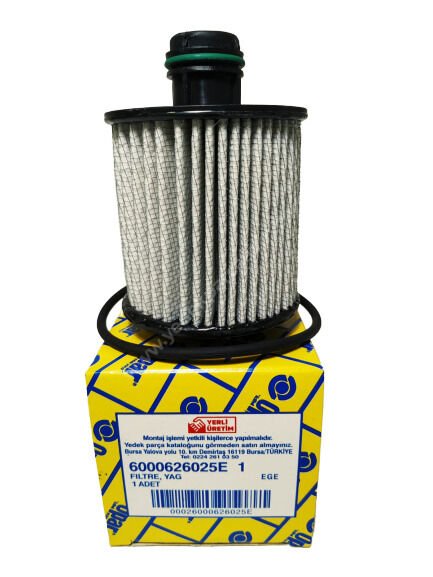 YAĞ FİLTRESİ COMBO D 12> CORSA E 14> FIAT DOBLO 10> EGEA 15> FİORİNO 07> PUNTO 13> PANDA-500L 12> 500X 14> CITROEN NEMO PEUGEOT BIPPER ALFA ROMEO MİTO 09> 1.3D MTJ A13FD-B13DTC-DTN-DTE-DTR
