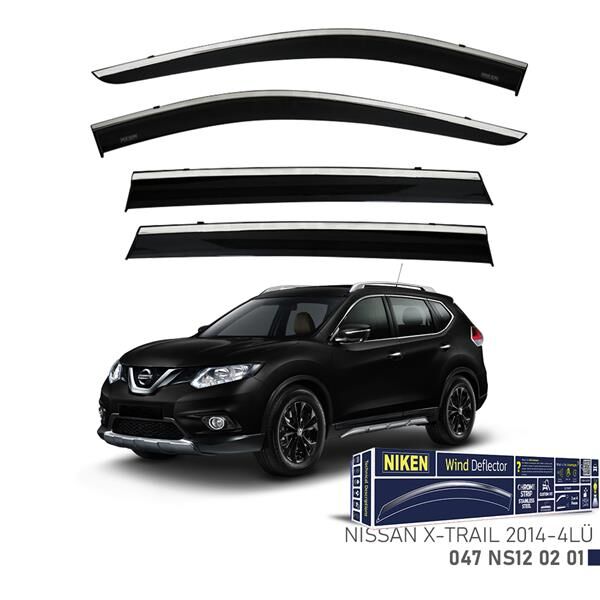 KROMLU CAM RÜZGARLIĞI NISSAN X-TRAIL 2014- 4LÜ
