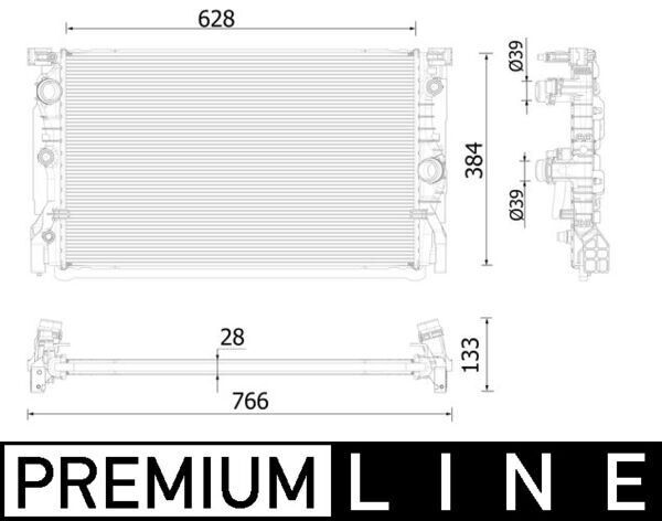 MOTOR SU RADYATORU PREMIUM LINE BMW G30 16>20 G31 18>20