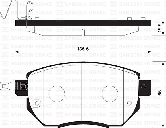 ÖN FREN BALATA NISSAN MURANO 3.5L VQ35 Z50 03-08 / INFINITI FX35 FX45 02->