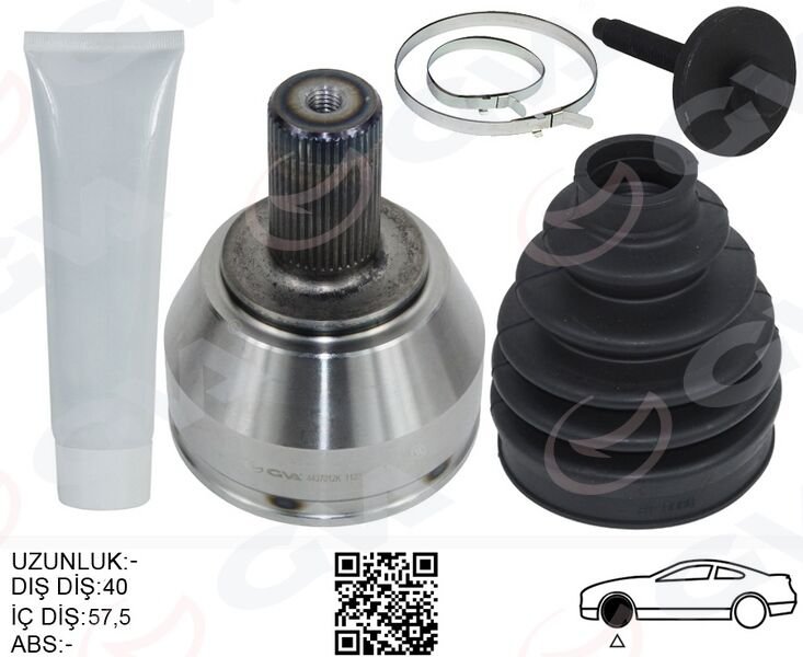 ÖN AKS KAFASI DIŞ SAĞ-SOL MONDEO IV 07>14 S MAX GALAXY 06>15 1.6TDCI-2.0TDCI VOLVO V60 I T5 13>18 V70 III D3-D4 10>15 XC60 I D3-D4 09>14