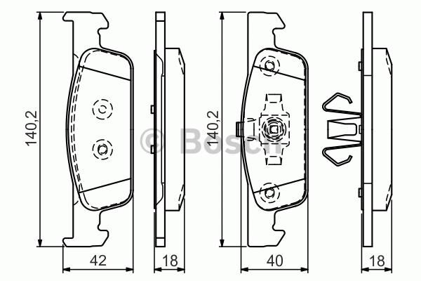 ÖN FREN BALATA RENAULT CLIO IV 12> DACIA LOGAN II 12> SANDERO II 12>