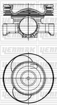 MOTOR PİSTON SEGMAN STD 76.00mm MEGANE IV 16> CLIO V 19> CAPTUR II 20> EXPRESS 21> DUSTER II 17> DOKKER 17> QASHQAI II 18> JUKE 14>19 MERCEDES W177. W176. X118. X156 1.5dCi K9K EURO 6