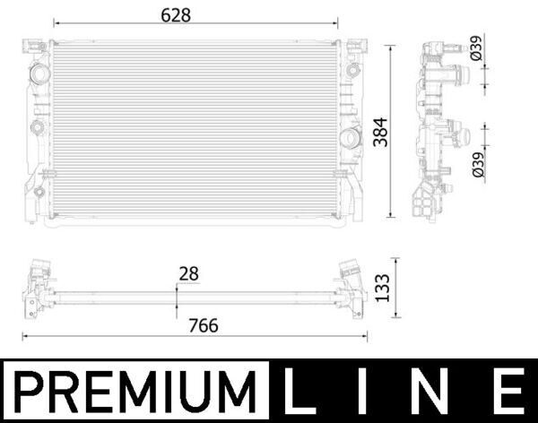 MOTOR SU RADYATORU PREMIUM LINE BMW G11 G12 15>20 G15 G16 18>20