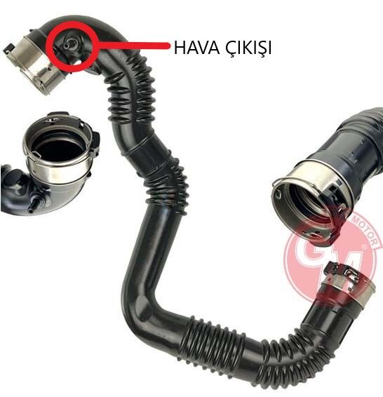 TURBO HORTUMU RENAULT KOLEOS II HC 1.6 dCi 130 - NİSSAN X-TRAIL III T32 . T32R. T32RR 1.6 dCi A LL MODE 4x4-i NT32