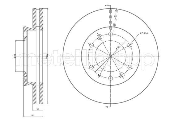 ON FREN DISKI FORD RANGER TKE 2.2-3.2 11> MAZDA BT 50 2.2TDCI 12 />