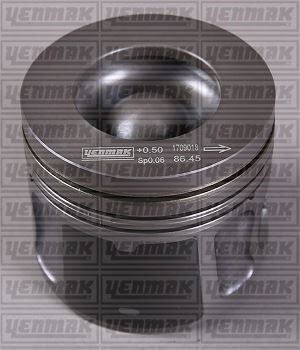 PİSTON SEGMAN BOXER 3-JUMPER 3-110BG-130BG-150BG-TRANSIT V348-V347-V362-V363 2.2TDCI 155PS 87-83957 -72 0.50 -0.40 KISA ÇAP: 86.01MM
