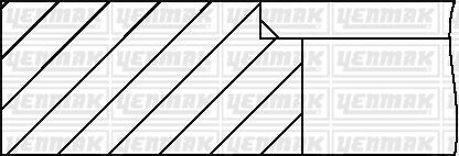 MOTOR SEGMANI YAĞ SEG.KROMLU TMPR 1.6 86.40 ÇAP STD