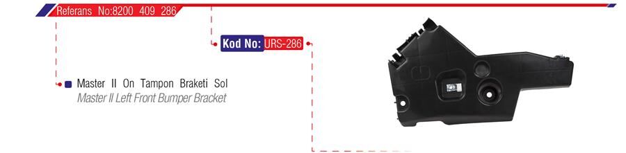 ÖN TAMPON BAĞLANTI BRAKETİ SOL MASTER II 04-10