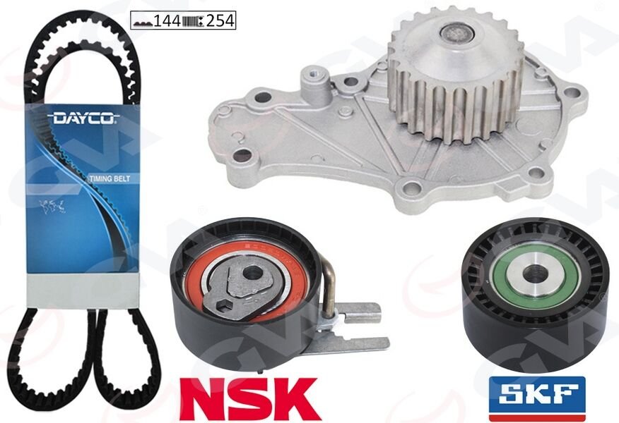 EKSANTRİK GERGİ KİTİ DEVİRDAİM 144 DİŞ EURO4 P206-P307-C1-C2-C3-BIPPER -NEMO-XSARA 1.4 HDİ FIEST A FUSION 02>08 1.4 TDCI 2S6Q8A615AB-2S6Q8591BA