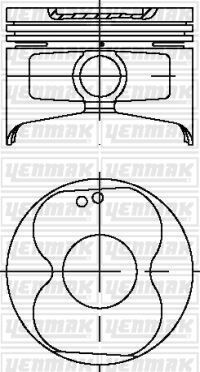 PISTON SEGMAN STD COROLLA 1.6 KRB 4AF 88-93