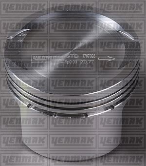 PİSTON SEGMAN STD 71.20MM FIAT PALIO 1.2 8V 87-835900-12