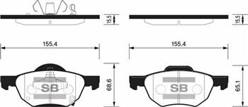 ÖN FREN BALATA HONDA ACCORD 2.0L 2.4L K20 K24 2.2L CDTi CL kasa 03->