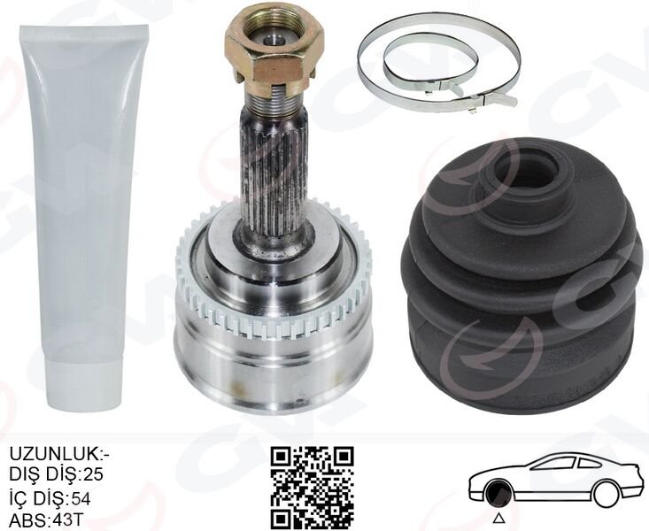 ÖN AKS KAFASI DIŞ SAĞ-SOL VOLVO S40 -V40 1.8 99>04