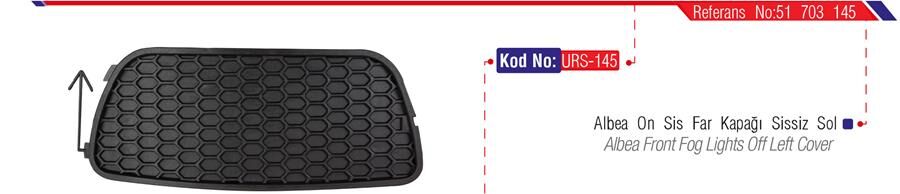 SİS FAR ÇERÇEVESİ KAPAĞI SİSSİZ SOL ALBEA 05 >
