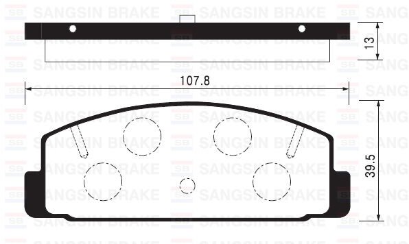 ARKA FREN BALATA MAZDA 323 LANTIS 1.8L BP DOHC BJ 99-01 / 626 FS GF 98-01 / MAZDA 6 2.0L LF-DE GG GH 02->