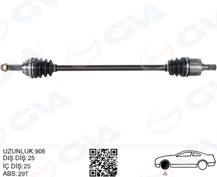 KOMPLE AKS ÖN SAG HYUNDAI ACCENT ADMIRE 1.3-1.5-1.6 03-06 ACCENT MILENIUM 1.3-1.5-1.6 00-03