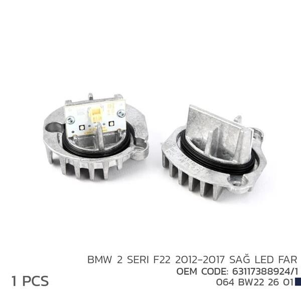 BMW 2 F22 2012-2017 SAĞ LED FAR MODL 63117388924/1