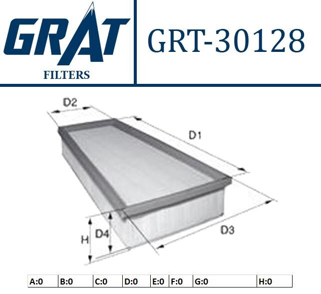 HAVA FILTRESI B36-B37-B38-B46-B47-B48  -  F39-F40-F44-F45-F46-F48-F49-F54-F55-F56-F57-F60