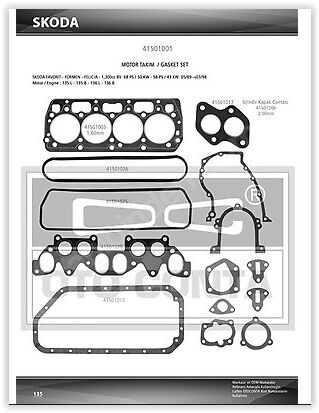 MOTOR TAKIM CONTASI KEÇESİZ FAVORİT