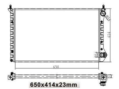 SU RADYATORU (FIAT DOBLO 1.4 1.6 1.9D 01-)