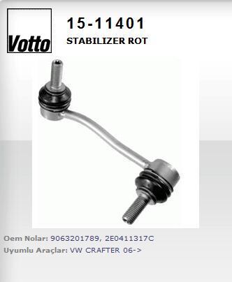 SOL ON ASKI ROTU (VW CRAFTER 06-16  MERCEDES SPRINTER 06-)