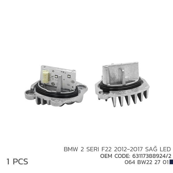 BMW 2 F22 2012-2017 SAĞ LED FAR MODL 63117388924/2