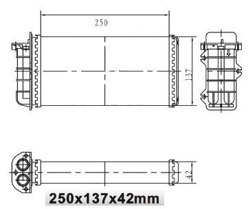 KALORIFER RADYATORU (FIAT BRAVA BRAVO MAREA ALFA ROMEO 145 146 )