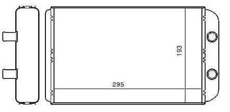 KALORIFER RADYATORU MEKANİK ( FIAT   DUCATO CITROEN   JUMPER PEUGEOT   BOXER 2.5 2.8 02 07 ) 295×193