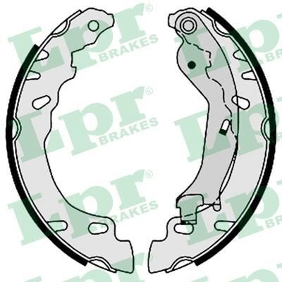ARKA PABUÇ BALATA FIAT 500 1.2-1.3D 07 >09 > PANDA 169 1.1-1.2 03 >09 >1.3D 03 >06 > 180x32 -