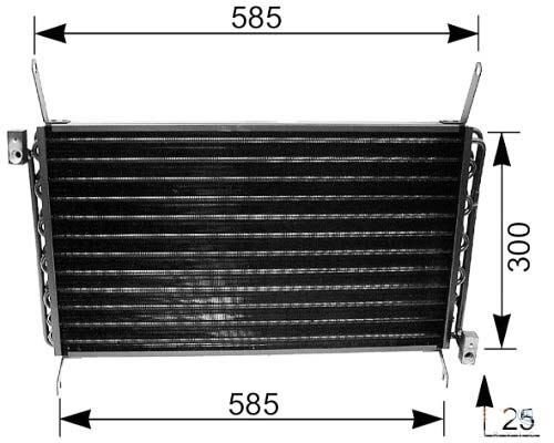 KLIMA RADYATORU (FIAT BRAVO BRAVA MAREA 1.4 12V 1.8 16V 1.9 D 2.0 HGT 20V 96-02)