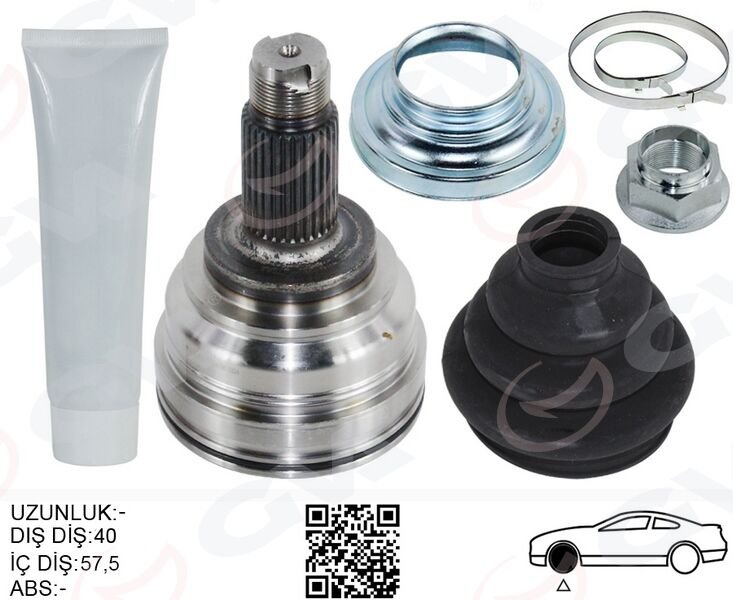 AKS KAFASI DIŞ ARKA SAĞ/SOL BMW X5 E53 00>07 141.5MM