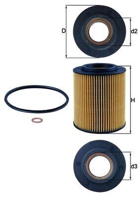 YAG FILTRESI BMW M52 M54 E36 E46 E38 E39 E60 E65 E83 E53 Z3 E36 Z4 E85