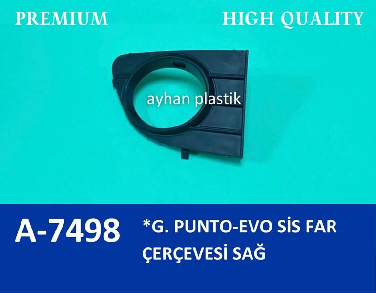 SİS FAR ÇERÇEVESİ KAPAĞI SİSLİ SAĞ GRANDE PUNTO-PUNTO EVO