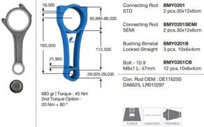 PISTON KOLU 29PIM 276DT DISCOVERY 3 L319 04>09 DISCOVERY 4 L319 09>18 272PS 368DT RANGE ROVER 3 VOGUE L322 06>12 RANGE ROVER SPORT I L320 06>13