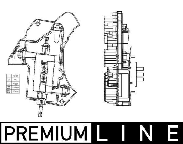 KLIMA FAN REGULATORU MERCEDES W202 W210 SASI NO: A344661> F331441>
