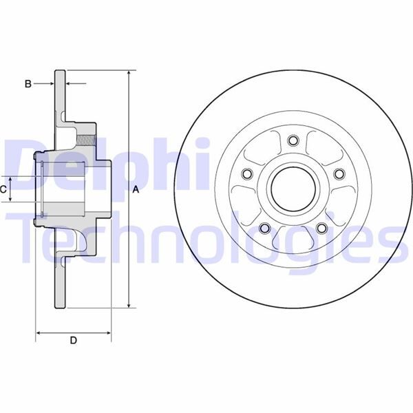 FREN DİSKİ ARKA RENAULT GRAND SC NIC III 09>16 SC NIC III 09>16 FLUENCE 12> 274x11x9.5