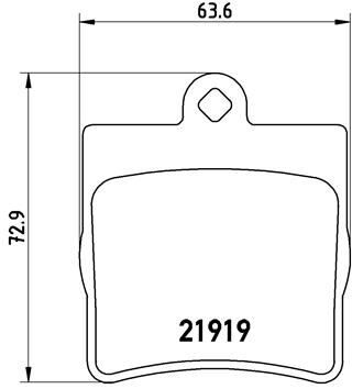 FREN BALATASI ARKA MERCEDES W202 S202 W203 CL203 W210 R170 R171