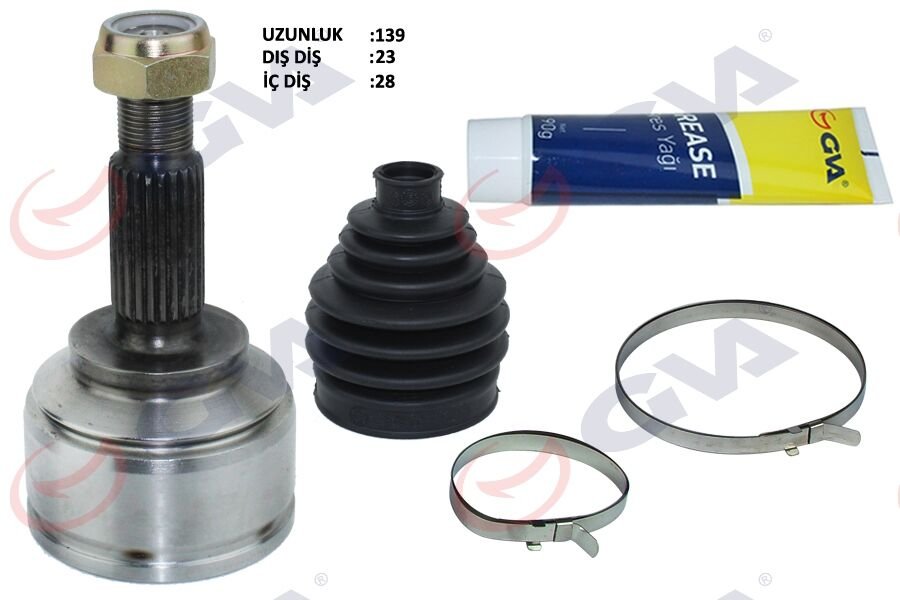 AKS KAFASI DIŞ ÖN CLIO III HB 1.2 16V 05-12 23x28x49 138mm