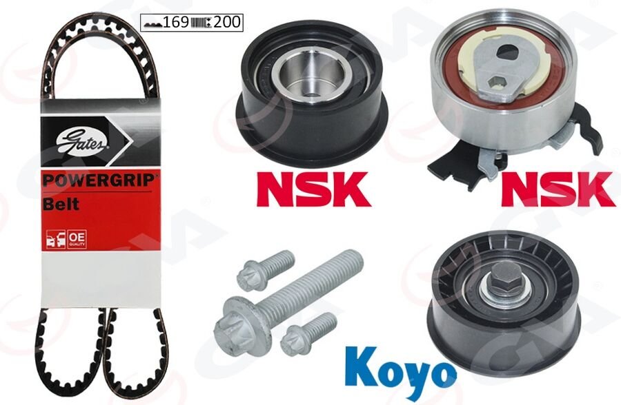 EKSANTRİK GERGİ KİTİ 169x200 ASTRA F-CORSA B-VECTRA B 1.4i-1.6i-1.8i 16V X14XE-X16XEL-X18XE