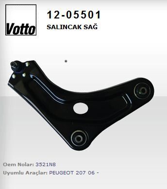 SALINCAK SAG ROTILLI ( PEUGEOT   207      2006/ / CITROEN   C3 PICASSO  2009/ )