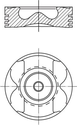 PISTON SEGMAN STD 83.00mm MERCEDES OM651 W176 W246 W204 C218 X204 W212 W447 W639 B906 B907 B910