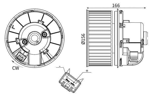 KALORİFER MOTORU FORD FOCUS-MONDEO 04>