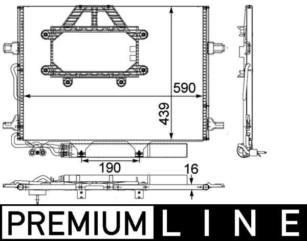 KLIMA RADYATORU MERCEDES C219 W211 S211