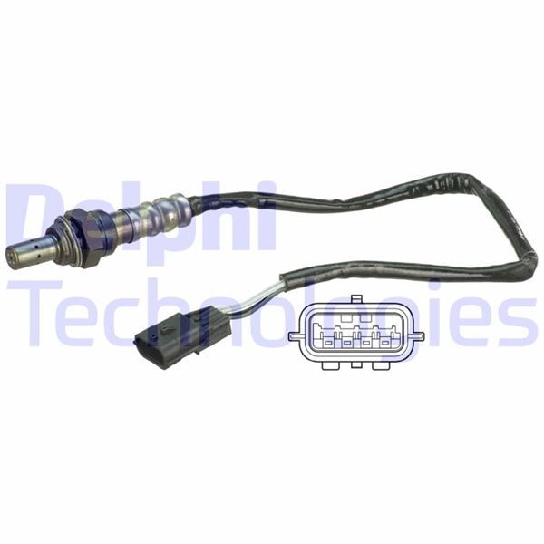 OKSİJEN SENSÖRÜ RENAULT CLIO III 05> MODUS 04> 1.2 16V D4F