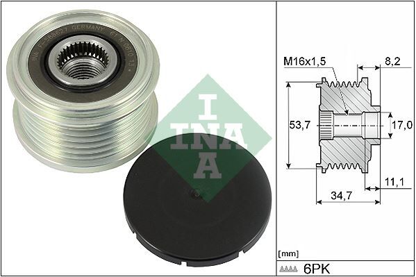 ALTERNATÖR KASNAĞI CORSA E 1.3 B13DTE-B13DTN-B13DTC-B13DTR